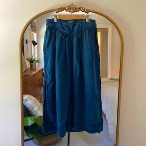 Madewell Wilfred Midi Denim Skirt